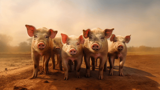 豬的可愛(ài)與趣味 從畫(huà)筆到千庫(kù)網(wǎng)的藝術(shù)呈現(xiàn)